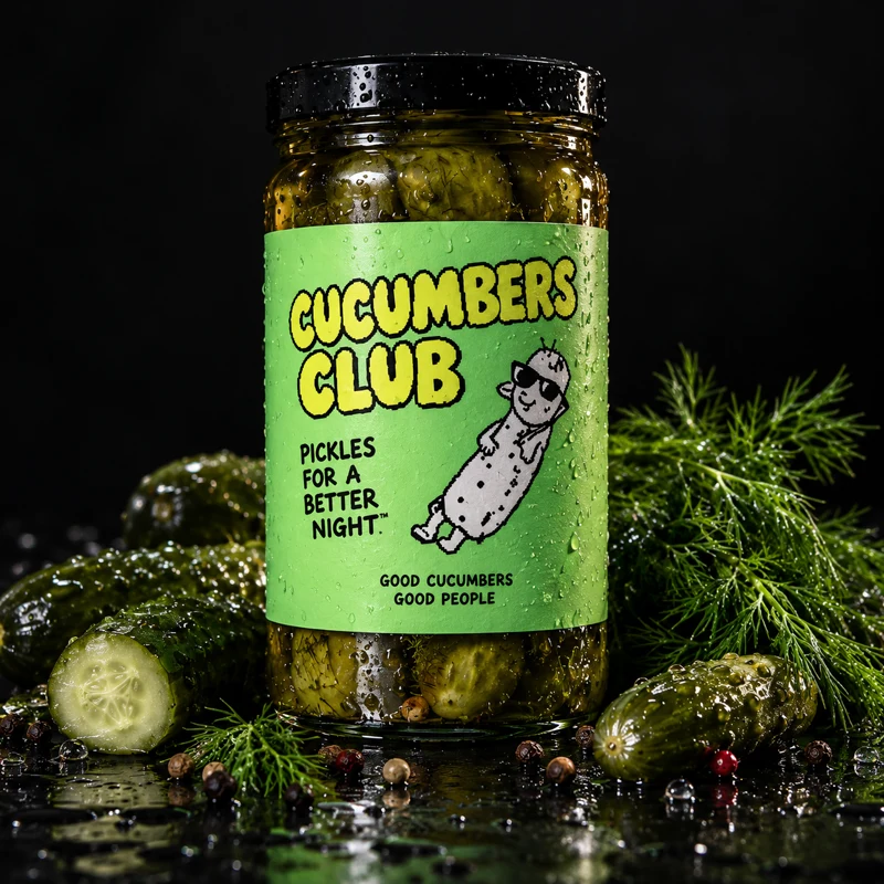 Огурцы CUCUMBERS CLUB — вкус с укропом
